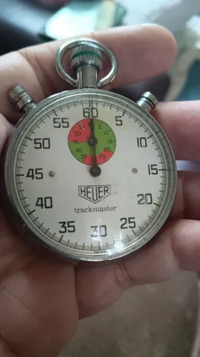 Tag Heuer Trackmaster De Bolso Cronômetro Antigo Vintage