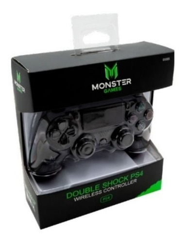 Imagen 3 de 3 de Joystick inalámbrico Monster games Double shock PS4 negro