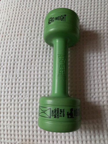 Mancuerna Pvc Recargarse Usada Aeri Weight. Verde. Imperdibl (Usado)