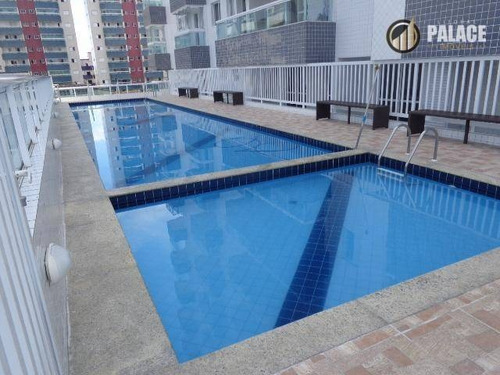 Apartamento Com 2 Dormitórios À Venda, 82 M² Por R$ 460.000,00 - Vila Assunção - Praia Grande/sp - Ap2452
