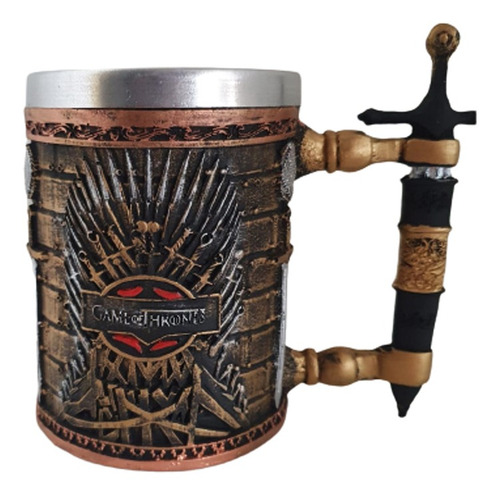 Caneca 3d Inox Got Game Of Thrones Espada 400ml