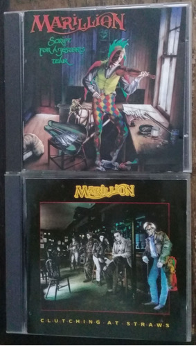 2x Cd (vg+) Marillion Script For A Jester's Clutching Ed Uk