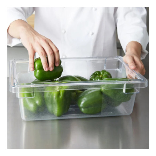 Contenedor Rubbermaid 13l Fg330900clr Para Alimentos Transparente
