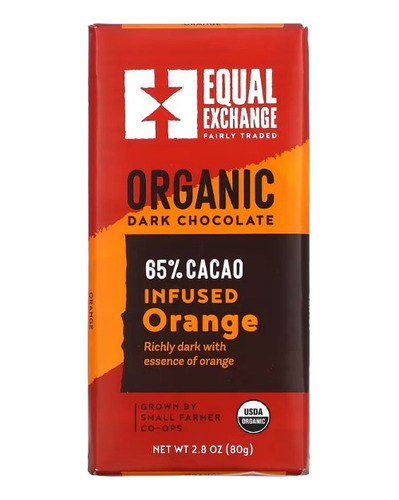 Chocolate Oscuro Organico 65% Cacao