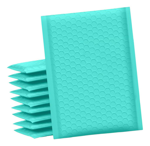 100 De Bolsas De De Burbujas Para Correo 15x20cm Color Verde
