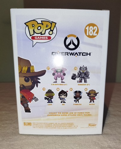 Funko Pop! Games Overwatch - Mccree 182 Mas Protector (Usado)
