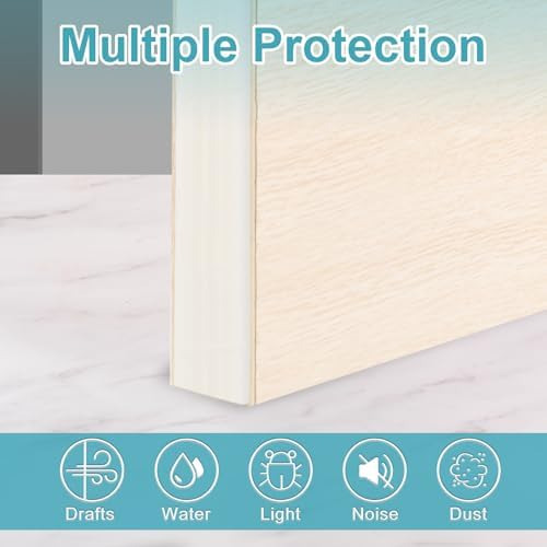 Weather Stripping Door Seal, 9.8 Pies Self-adhesive Pu Foam