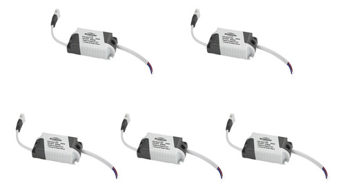 Kit C/5 - Driver Reator Fonte P/painel Led Blumenau 12w