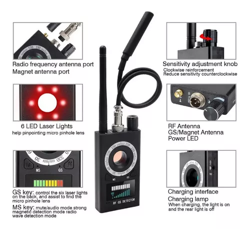 detector microfonos ocultos – Compra detector microfonos ocultos con envío  gratis en AliExpress version