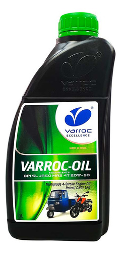 Aceite De Motor Multigrado(verde)20w-50 Api Sl Jaso Ma2 1l