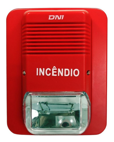 Sirene Para Monitoramento E Incêndio - 24v - Dni 4206