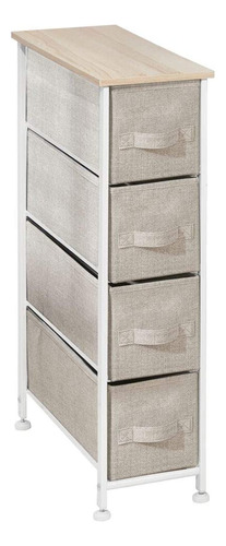 Mueble Organizador 4 Cesto Cajones Tela Esctructura Acero