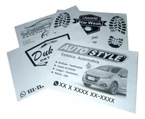 Comprar 300 Alfombras Papel Para Lavadero Autos Personalizadas 30x42