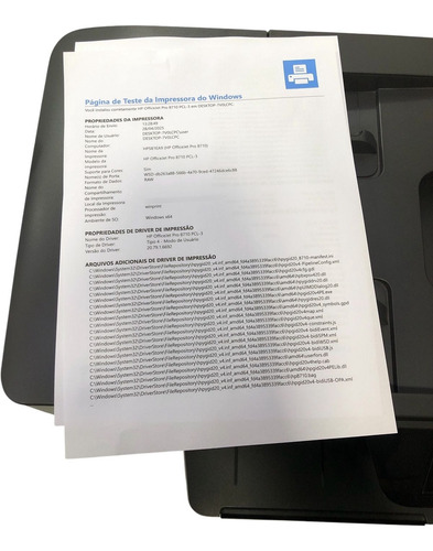 Impressora Multifuncional Hp Officejet Pro 8710 Preto (Usado)
