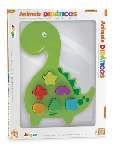 Brinquedo Infantil Dinossauro Didático Brinquedos Junges 864
