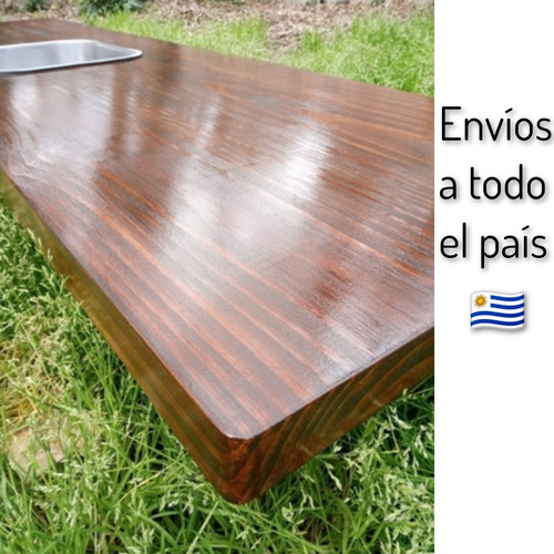 Imagen 10 de 10 de Mesada, Tablón, Cocina,madera