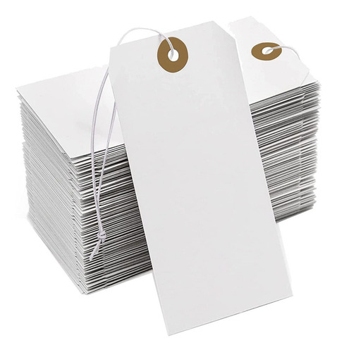 Etiqueta De Papel Com Furo De Reforço Com Corda Presa