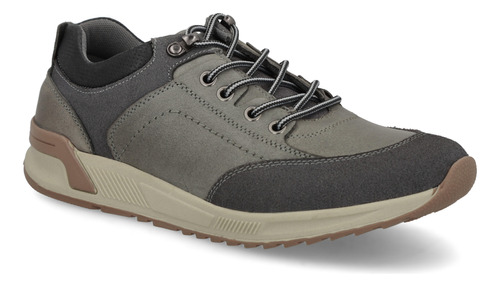 Zapatillas Cuero Varenna-0-73 Gris