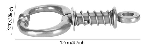 Herramienta De Encuadernación De Ganado, Anillo De Acero Ino