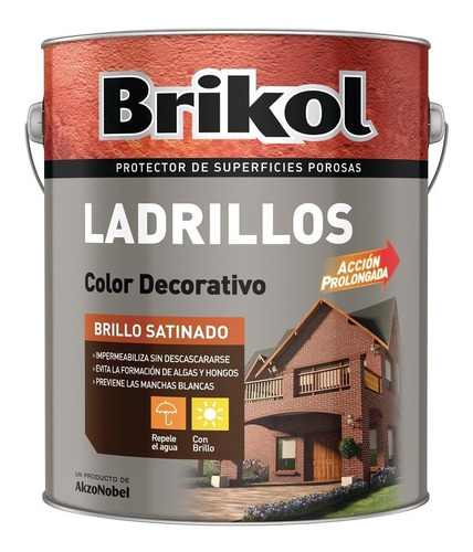 Brikol Ladrillos Impermeabilizante 4lt - Imagen Pinturerías 