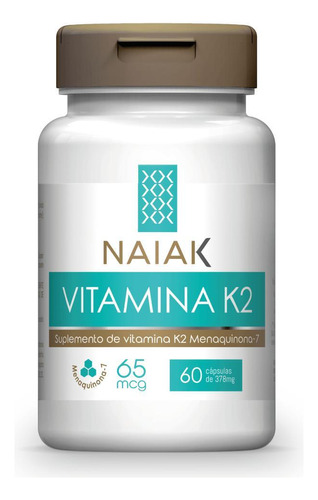 Vitamina K2 Menaquinona-7 - 60 Cápsulas