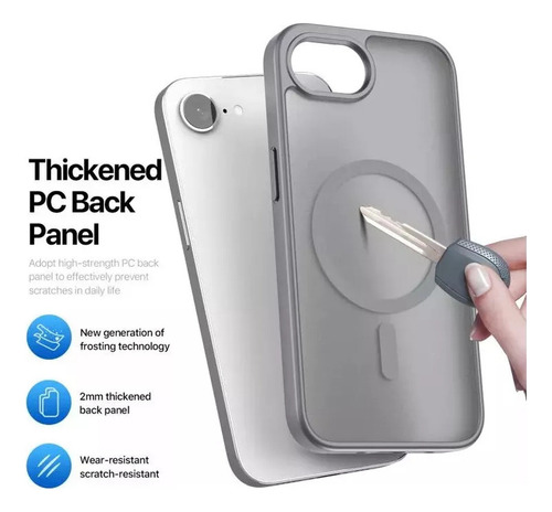 Capa Minimalista E Duradoura Anticaídas Para iPhone 16e New
