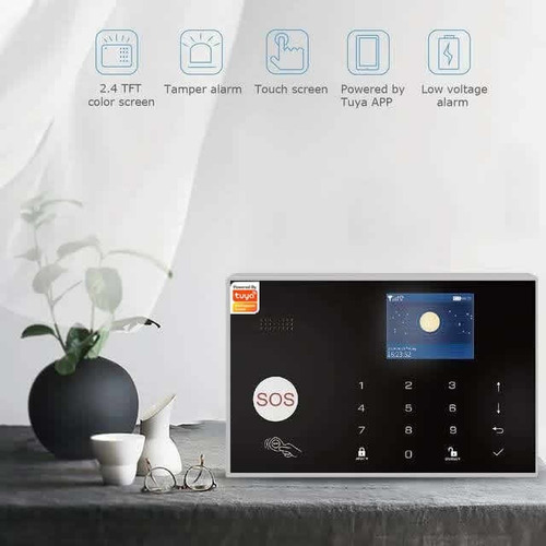Imagen 9 de 9 de Kit De Alarma Wifi Gsm Tuya Smart G30 Con Sirena Extern 30w