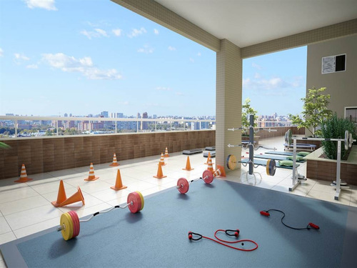 Imagem 7 de 13 de Apartamento, 1 Dorms Com 52.37 M² - Vila Caiçara - Praia Grande - Ref.: Gim6023455 - Gim6023455