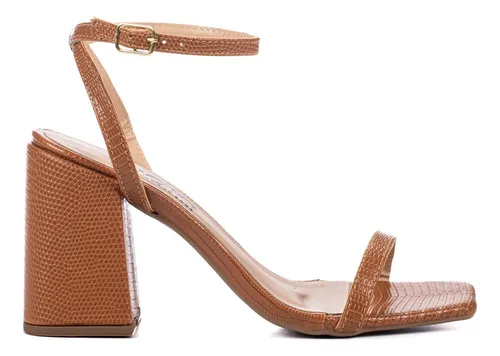 Liquidaco Sandalia Salto 6 Cm Feminino MercadoLivre