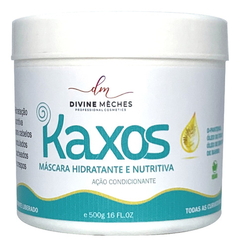 Kit Divine Mèches Kaxos Shampoo, Condicionador E Máscara