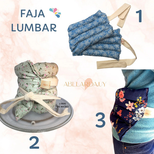 Faja Lumbar Térmica Semillas  Cintura 