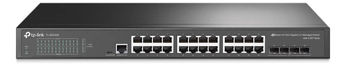 Switch Gigabit Tp-link Tl-sg3428 24 Portas E 4 Slots Sfp Ipv