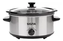 Comprar Olla eléctrica vapor cocción lenta Signa EL31C5 3.5lt acero inoxidable 127v color plata frecuencia 60 Hz