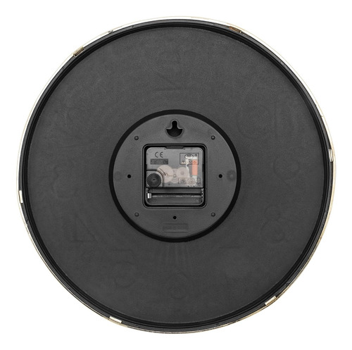 Foxtop Reloj De Pared De Oro De 12 Pulgadas Silencioso Y ...