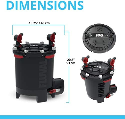 Fluval Fx6 Performance Aquarium Filter, Canister Filter Para