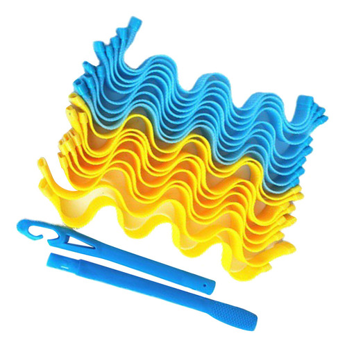 Kit De Peinado For Rizos En Espiral, Rollo De Plástico Para