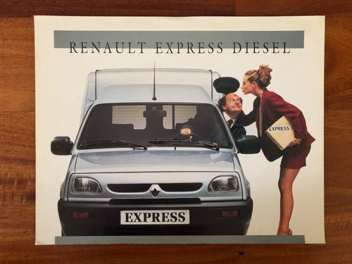 Folleto De Agencia Original De Renault Express Diesel - Zwt
