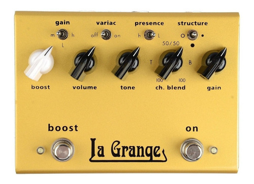 Pedal de efecto Bogner La Grange dorado