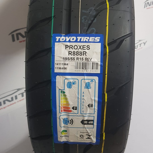 Kit Com 2 Pneu 195/55 R15 Toyo R888 R Arracada Slick Turbo