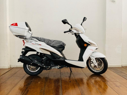 Imagem 8 de 24 de Scooter Tipo Burgman Jog Haojue Vr 150fi Branca2021/2022 0km
