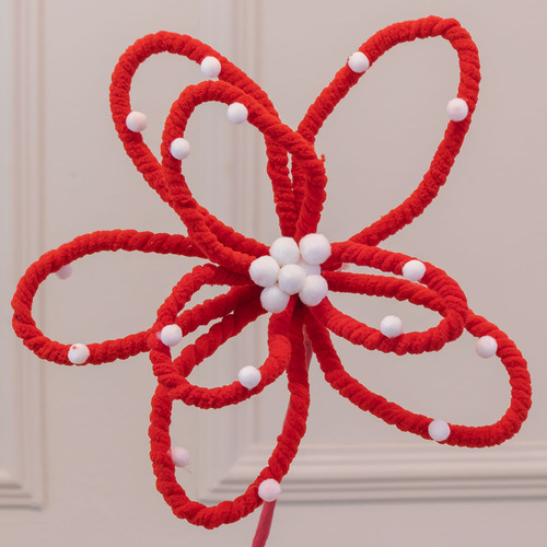 Bico De Papagaio Vermelho 29cm - Toque Natalino