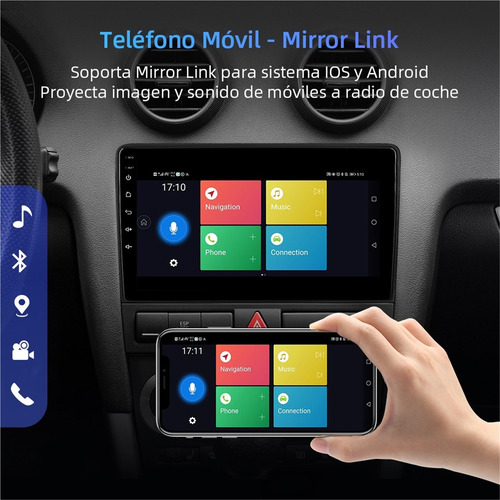 Auto Estéreo 1+32 G Para Audi Rs3 A3 8p S3 2003-2012 Gps Wif