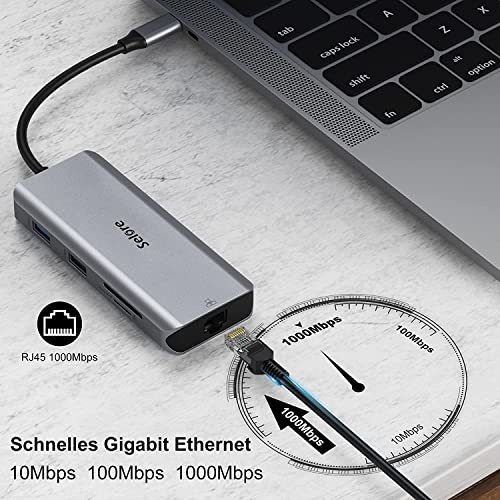 Estacion Acoplamiento Usb Monitor Dual 9 1 Hub Adaptador
