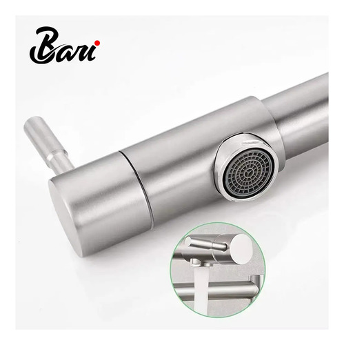 Grifería Padelle Brush Nickel Bari