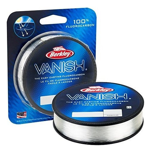 Berkley Vnfs14-15 Vanish Pesca Cebo, Claro, 250 Yd