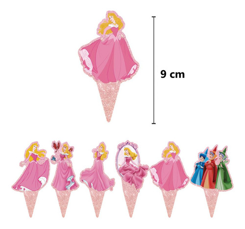 Globos Cumpleaños Kit De Fiesta Alusivos A Princesa Aurora