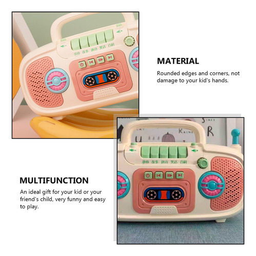 Grabadora Retro Moderna Para Niños, Divertida, Para Educació