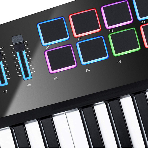 Controlador Keytar Alesis Vortex Wireless 2 Usb Midi Black