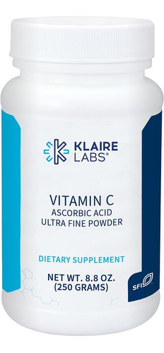 Vitamina C 250g - Klaire Labs - Unidad a $1447