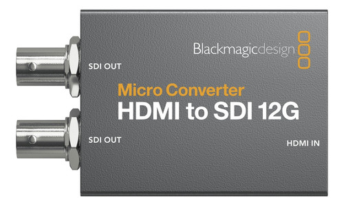 Micro Conversor Blackmagic Hdmi Para Sdi 12g Com Fonte